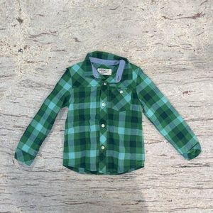 OshKosh B’gosh long sleeve button down flannel